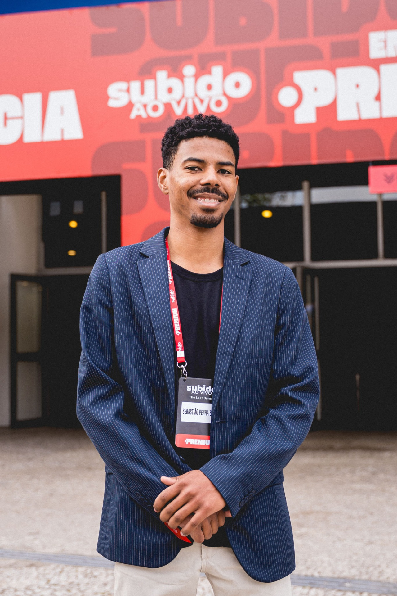 Sebastião Silva em evento profissional